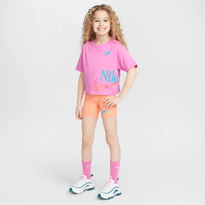 Nike Little Kids' Wild Flower Boxy T-shirt And Shorts Set