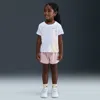 Nike Little Kids' Wild Flower T-shirt And Mesh Shorts Set In White