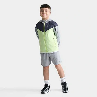 Nike Little Kids Windrunner Jacket And Shorts Set In Multi