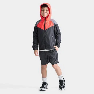 Nike Little Kids Windrunner Jacket And Shorts Set In Blue