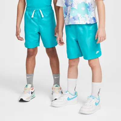 Nike Babies' Little Kids' Woven Shorts In Blue