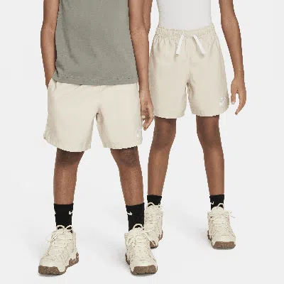 Nike Little Kids' Woven Shorts In Brown