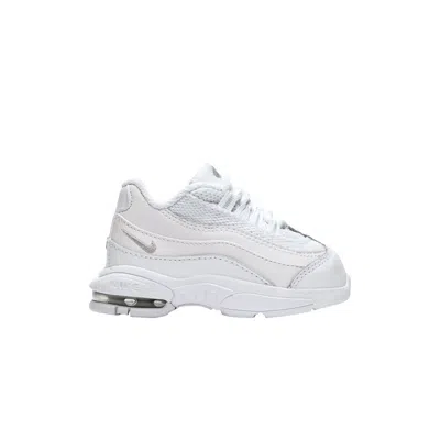 Pre-owned Nike Little Max 95 Td 'triple White' | Infant Size 10