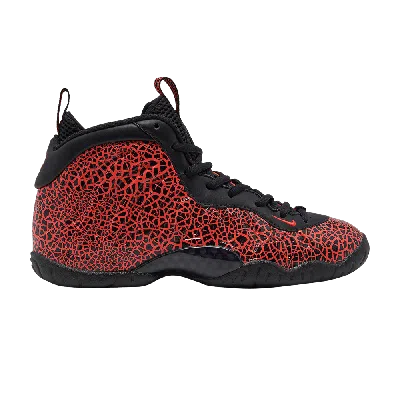 Pre-owned Nike Little Posite One Bg 'lava' In Red