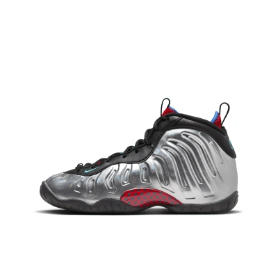 Nike Little Posite One Big Kids' Shoes In Grey