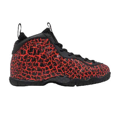 Pre-owned Nike Little Posite One Bp 'lava' In Red