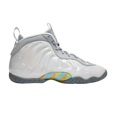 Pre-owned Nike Little Posite One Gs 'rainbow Pixel' | Grey | Kid's Size 7