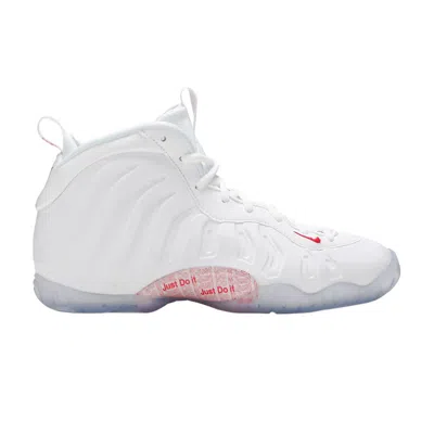 Pre-owned Nike Little Posite One Gs 'thank You Plastic Bag' | White | Kid's Size 3.5