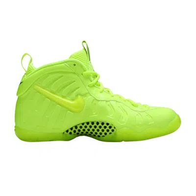 Pre-owned Nike Little Posite One Gs 'volt' | Yellow | Kid's Size 4