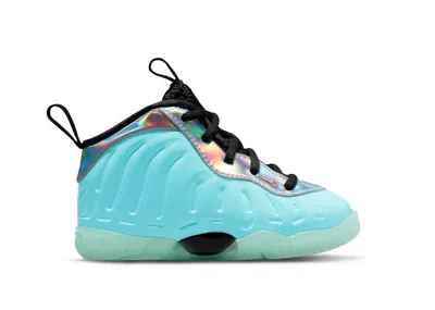 Pre-owned Nike Little Posite One Mixtape Sneakers In Copa/summit White/black