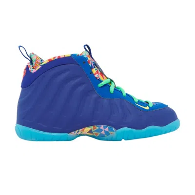 Pre-owned Nike Little Posite One Ps 'kaleidoscope' | Blue | Kid's Size 3
