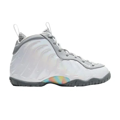 Pre-owned Nike Little Posite One Ps 'rainbow Pixel' | White | Kid's Size 13