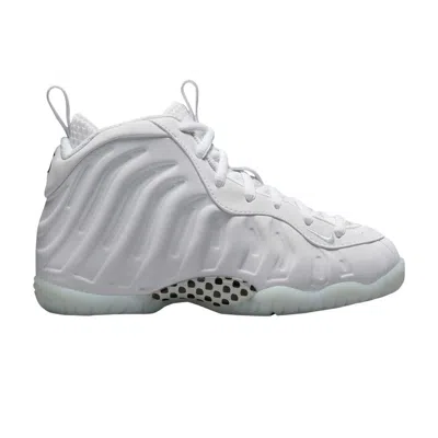 Pre-owned Nike Little Posite One Ps 'triple White' | Kid's Size 11