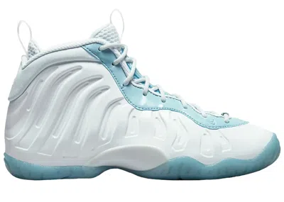 Pre-owned Nike Little Posite One Sneakers In Aura/worn Blue/white