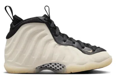 Pre-owned Nike Little Posite One Sneakers In Black/team Gold/light Orewood Brown In Multi