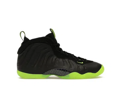 Pre-owned Nike Little Posite One Sneakers In Black/volt