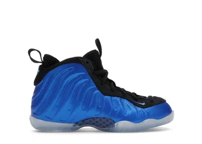 Pre-owned Nike Little Posite One Sneakers In International Blue/black/clear