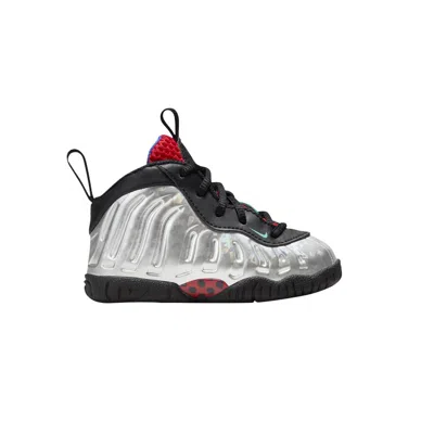 Pre-owned Nike Little Posite One Td 'all-star' | Silver | Infant Size 9