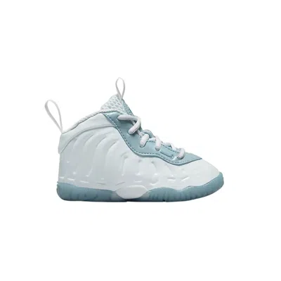 Pre-owned Nike Little Posite One Td 'aura Worn Blue' | White | Infant Size 4