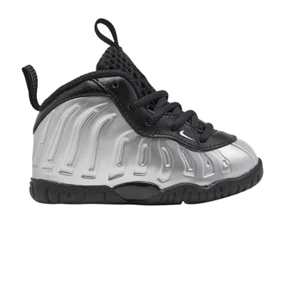 Pre-owned Nike Little Posite One Td 'chrome' | Silver | Infant Size 7