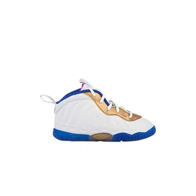 Pre-owned Nike Little Posite One Td 'peanut Butter & Jelly ' | White | Infant Size 9