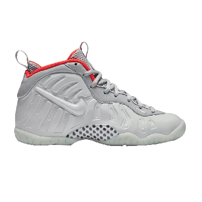 Pre-owned Nike Little Posite Pro Gs 'pure Platinum' In Grey