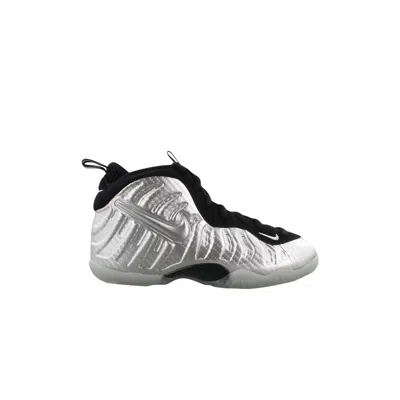 Pre-owned Nike Little Posite Pro Ps 'metallic Silver' | Infant Size 3