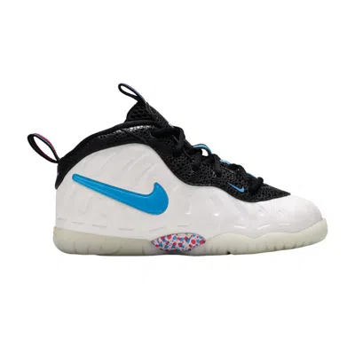 Pre-owned Nike Little Posite Pro Td '3d Safari' | White | Infant Size 8