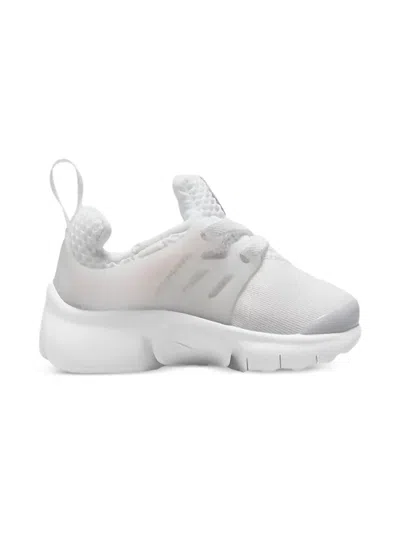 Nike Kids' Little Presto "white/white-white" Sneakers