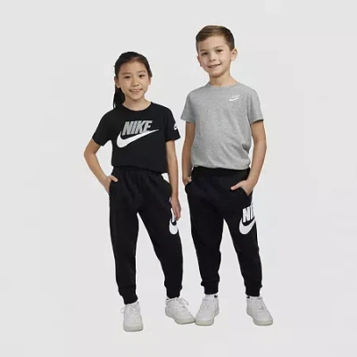 Nike Kids' Little Unisex Cuffed Regular Fit Fleece Jogger Pant In Black