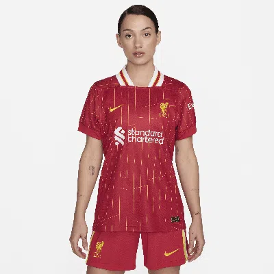 Nike Liverpool Fc 2024 Stadium Home  Women's Dri-fit Soccer Replica Jersey In Red
