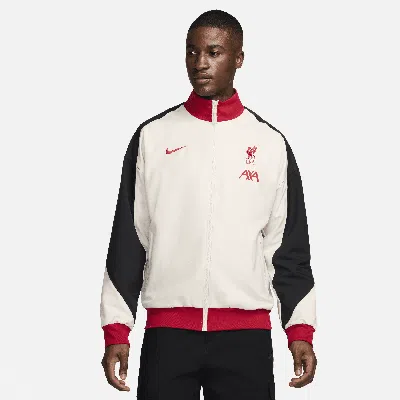 Nike Liverpool Fc Strike  Men's Dri-fit Soccer Jacket In White