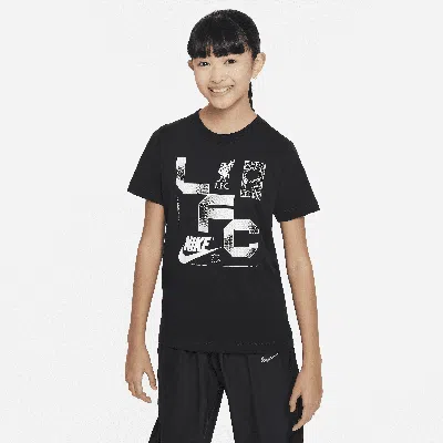 Nike Kids' Liverpool Fc  Unisex Soccer T-shirt In Black