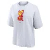 Nike Liverpool Fc  Women's Soccer Boxy T-shirt In White