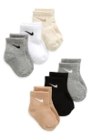 Nike Logo Assorted 6-pack Crew Socks In Multi