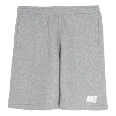 Nike Logo Athleisure Casual Sports Shorts Gray