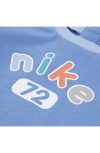 Nike Logo Bodysuit & Joggers Set In Psychic Blue