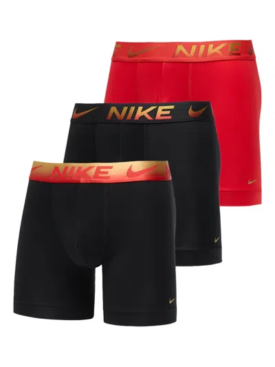 Nike Logo Boxers (pack Of 3) In Black