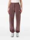 Nike Logo-detail Drawstring-fastening Track Pants In Brown
