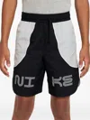 Nike Logo-detail Shorts In Black