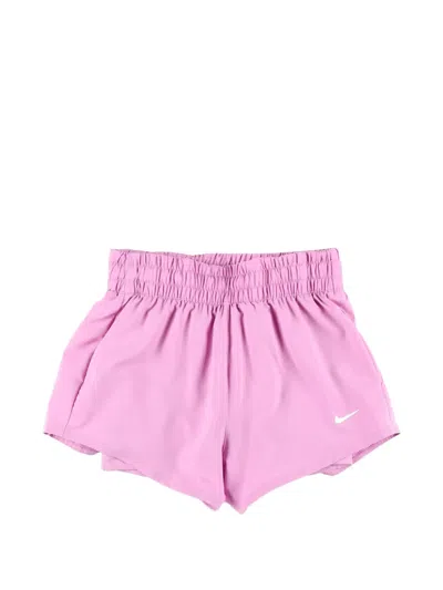 Nike Kids' Logo-detail Shorts In Pink