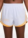 Nike Logo-detail Shorts In Purple