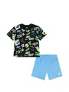 Nike Logo-detail Shorts Set In Multi