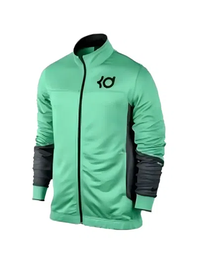 Nike Logo-detail Sport Jacket In Green