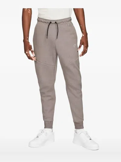Nike Logo-detail Track Pants In Gray