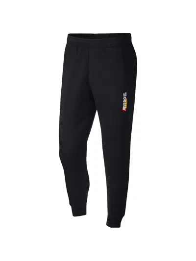 Nike Logo Detail Trousers In Black