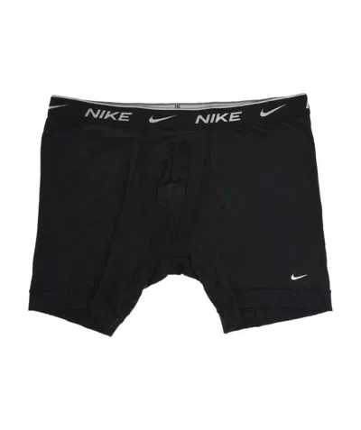 Nike Logo Elastic Waistband Boxers 3-pack In Black / Red