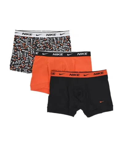 Nike Logo Elastic Waistband Boxers 3-pack In Multicolor