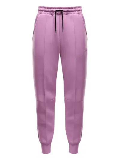 Nike Logo-embellished Track Pants In Pink