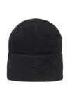 Nike Logo-embroidered Beanie Hat In Black